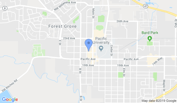 Forest Grove Aikido location Map
