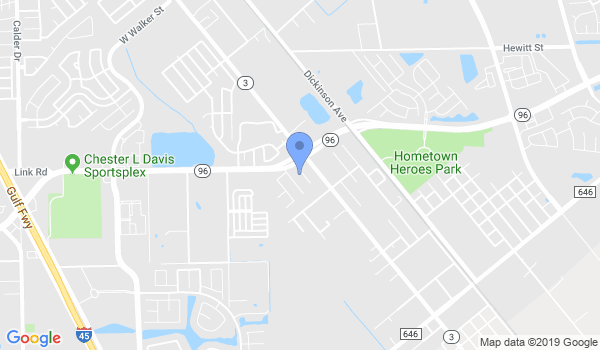 Friendswood Judo and Jujutsu location Map