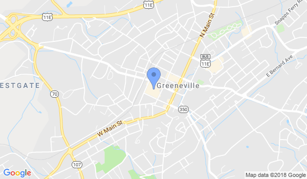 Gracie Barra Greeneville TN GBGTN location Map