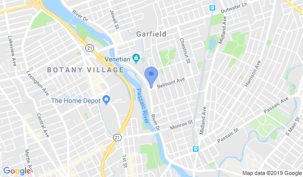 Garfield Taekwondo Ctr location Map
