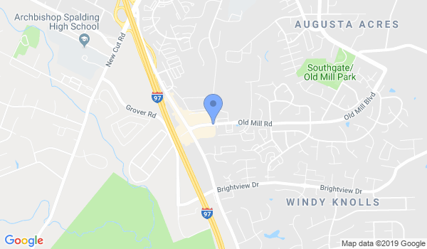 Garfield Brazilian Jiu Jitsu (BJJ) and Mixed Martial Arts (MMA) Annapolis location Map