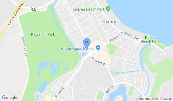 Gracie Jiujitsu Kailua location Map