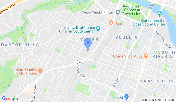 Gracie Barra South Austin location Map