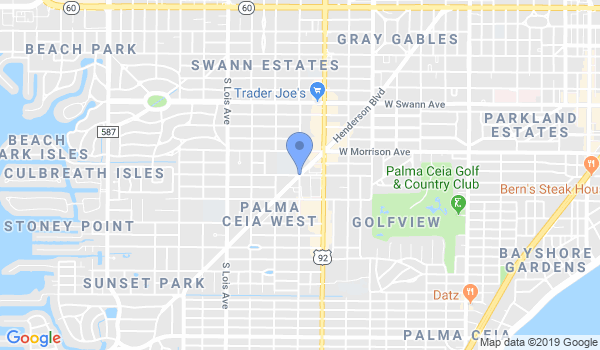 Gracie Tampa South location Map