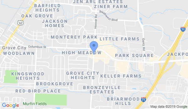 Grove City Karate-DO Meibu Kai location Map