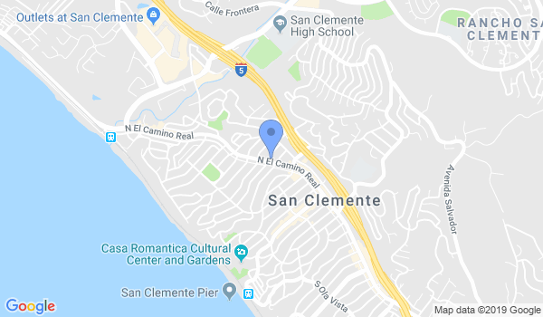 Guillobel Brazilian Jiu-Jitsu San Clemente location Map