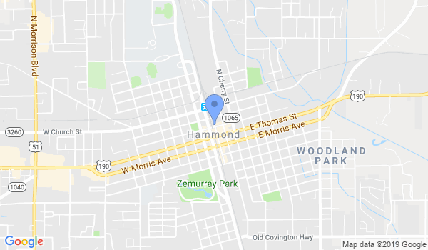 Hammond Karate Club location Map