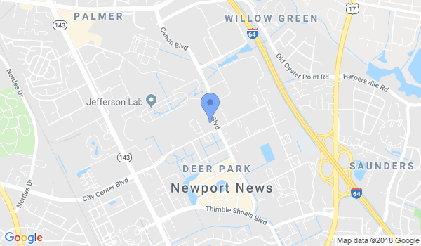Hampton Roads Kendo Club location Map