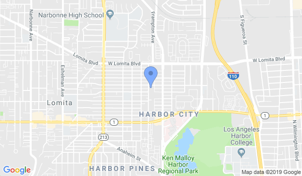 Harbor Judo Club location Map