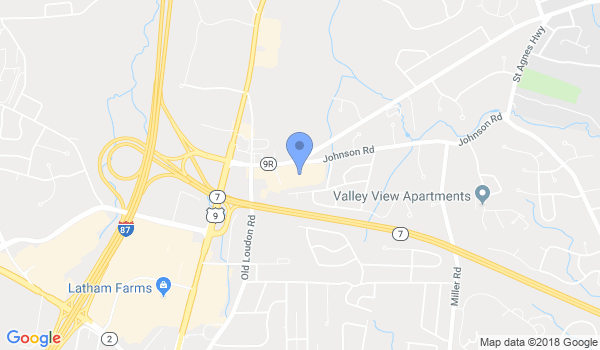 Harvey's Karate School location Map