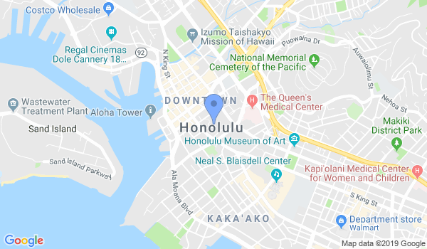 Hawaii Sin Moo Hapkido Assn location Map