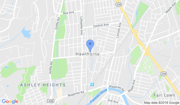Hawthorne Institute of Martial Arts location Map