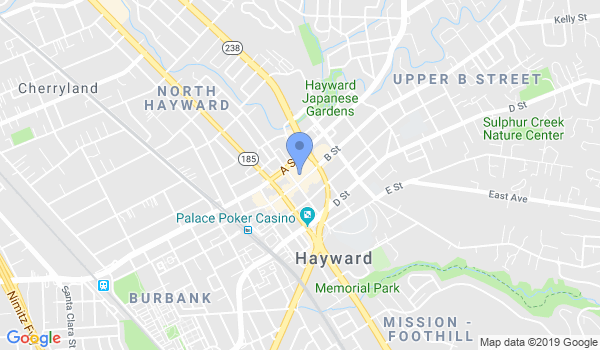 Hayward Aikido location Map