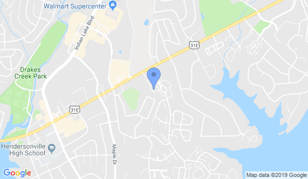 Hendersonville Martial Arts location Map