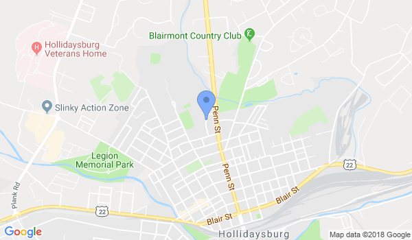 Hollidaysburg Tang Soo Do location Map