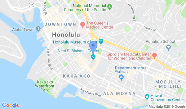 Honolulu Tang Soo Do location Map