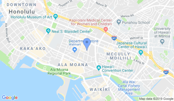 Honolulu Uechi-Ryu Karate-do location Map