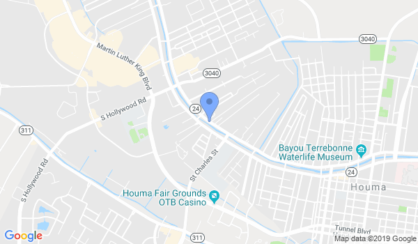 Houma Tang Soo Do Karate Studio location Map