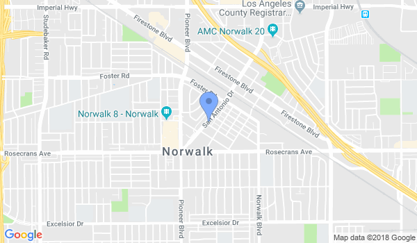 Hwa Rang Do Downey/Norwalk location Map