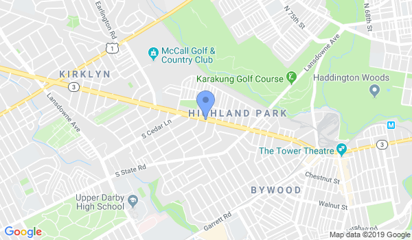 Hwang's Tae Kwon DO Institute location Map