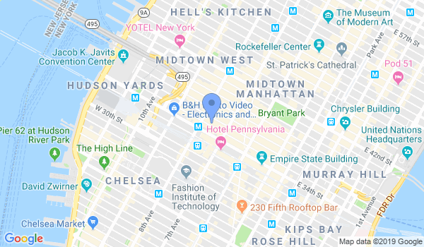 I Love Kickboxing NYC location Map