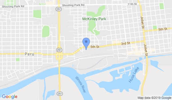 Illinois Valley Tae Kwon Do location Map