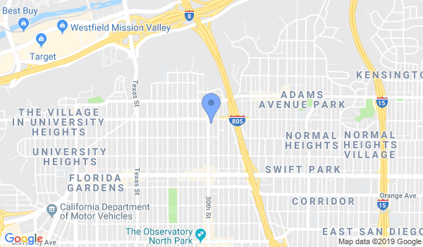 Impact Self-Defense, San Diego - Krav Maga location Map