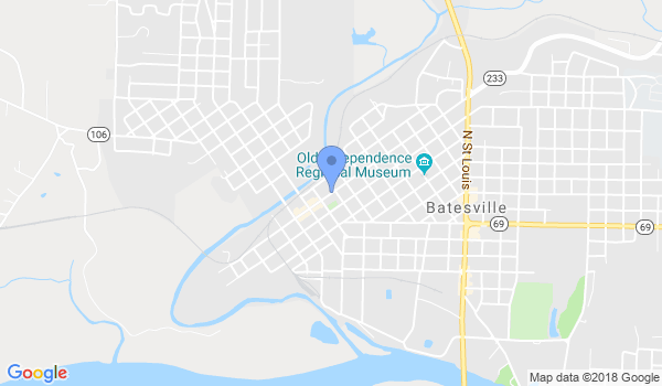 Independence County Martial Arts location Map