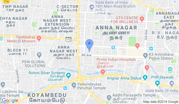 India Thaiboxing & MMA Association location Map