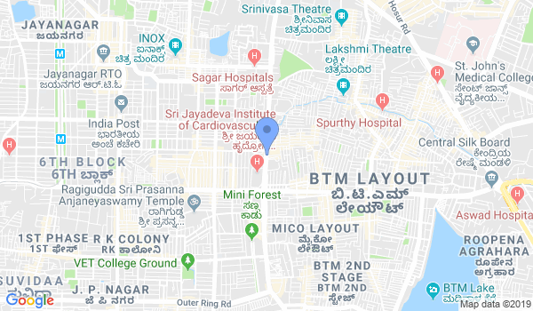 Indian Combat Sports Academy location Map