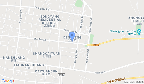 Centre of International Shaolin Culture  location Map