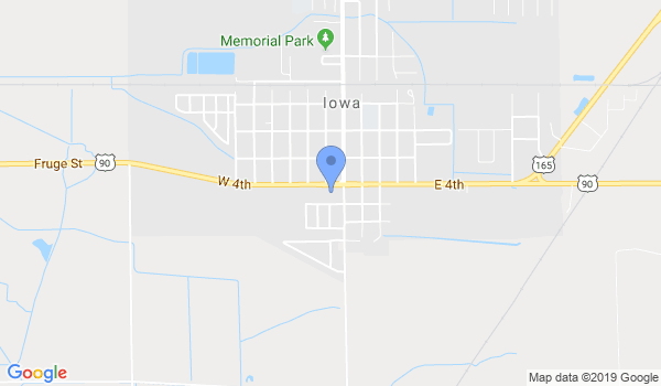 Iowa karate Dojo location Map