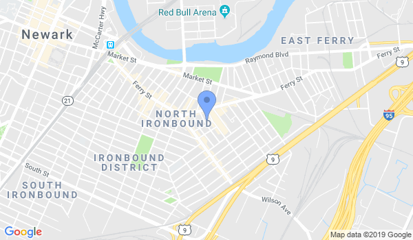 Ironbound Karate School location Map