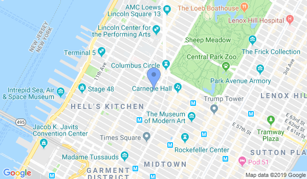 Itokwan NYC location Map