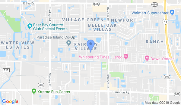 J Park Tae Kwon DO Ctr location Map