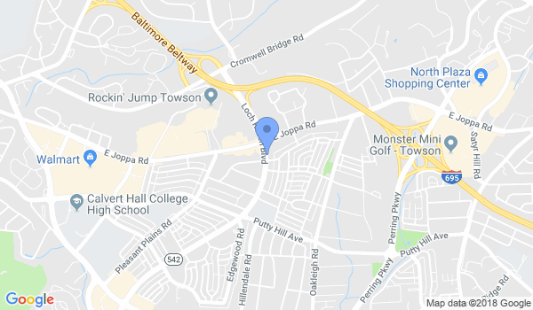 Jim Frederick's Kenpo Karate location Map