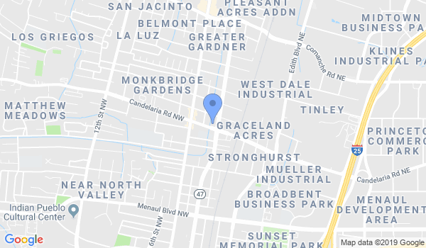 Jim Hawkes Karate location Map