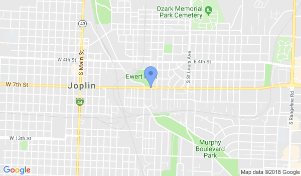 Joplin Karate Assn location Map