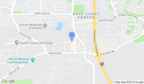 Judo America San Diego location Map
