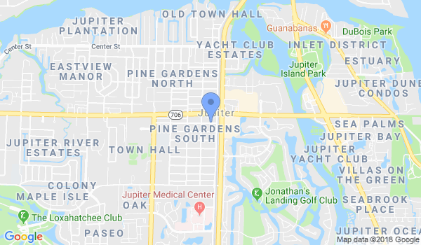 Jupiter Boxing Club & Martial Arts Training Center location Map