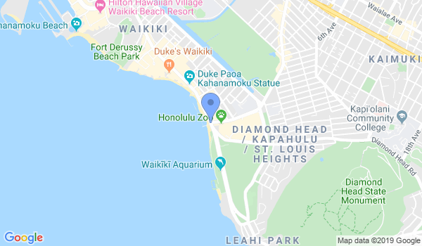 Kachi Karate Hawaii location Map