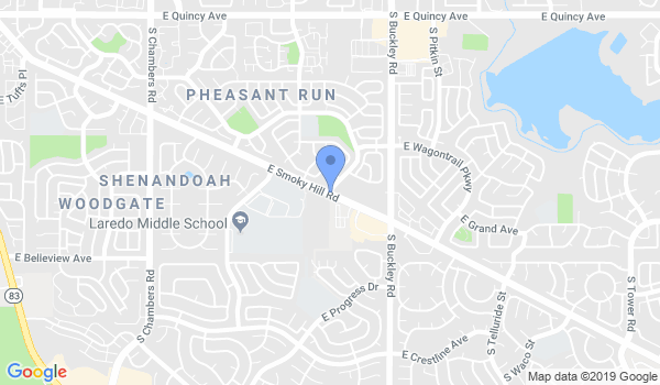 Karate Aurora-Mile High location Map