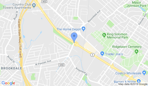 Karate Institute-Allwood Inc location Map