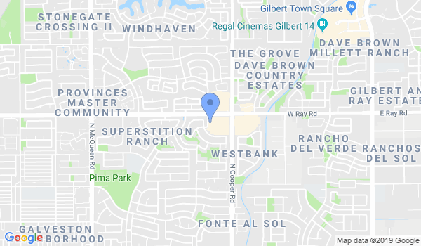 Karate location Map
