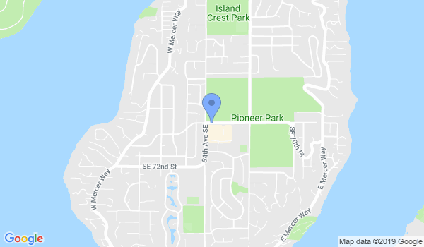 Karate West Mercer Island location Map