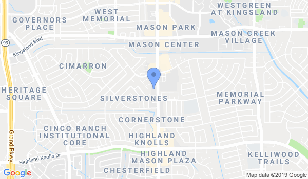 Katy Uma Taekwondo Institute location Map