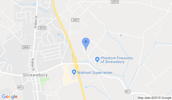 Kim's Karate Shrewsbury location Map