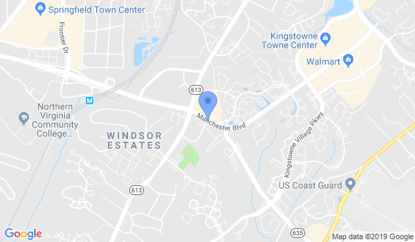 Kingstowne Karate Dojo Inc location Map
