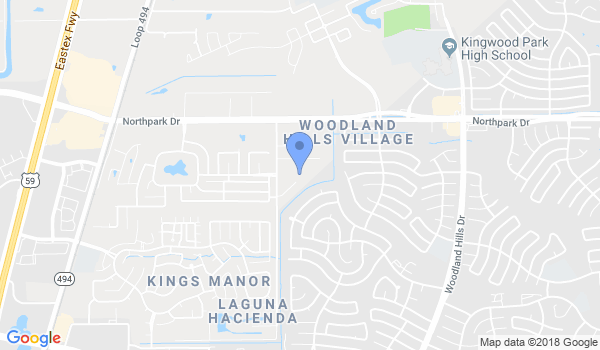 Kingwood Top Kick Karate location Map