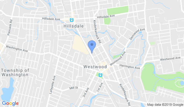 Kokushi Dojo - New City Judo of Westwood, NJ location Map
